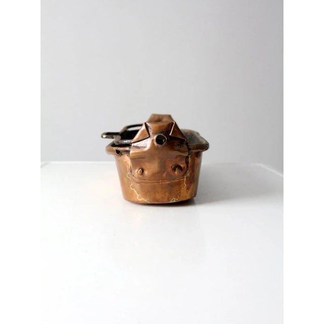 Antique Copper Fish Kettle or Poissoniere For Sale - Image 4 of 13