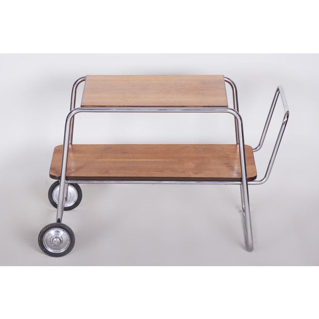Bauhaus Trolley by Jindrich Halabala for Up Zavody, 1930s For Sale - Image 13 of 16