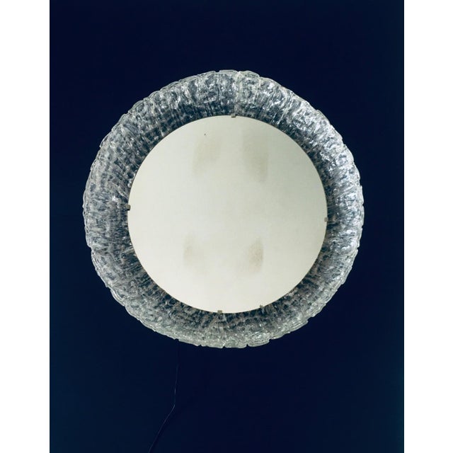 Vintage Acrylic Backlight Wall Mirror attributed to Hillebrand, Germany, 1970s For Sale - Image 18 of 18