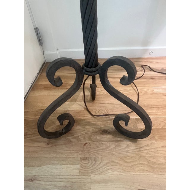2000 - 2009 Pair of Formations Usa Heavy Iron Floor Lamps For Sale - Image 5 of 12