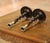 Wood Pair of Early 20th Century English Oak and Brass Barley Twist Candlesticks For Sale - Image 7 of 8