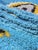 Mid-Century Modern Blue Handwoven Berber Wool Rug - 8.9 X 7.2 Ft For Sale - Image 3 of 9