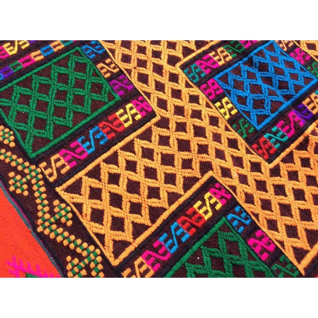 Textile Vintage Turkish Kilim Rug - 40.5" X 57" For Sale - Image 7 of 10