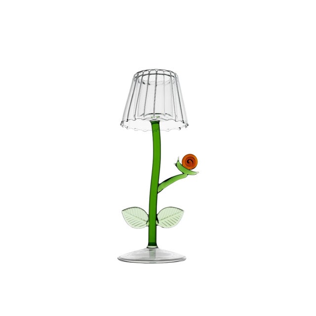 These playful mouth-blown tealights are nature inspired. Pick your favorites for your next alfresco gathering....