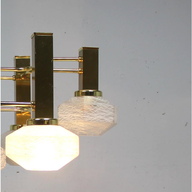 Ceiling Lamp attributed to Sciolari, 1970s, in Very Good conditions. Designed 1970 to 1979 Up to 250V (Europe/UK...