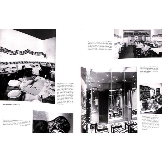 Paper "Interiors Book of Restaurants" 1960 Atkin, William Wilson & Adler, Joan For Sale - Image 7 of 15