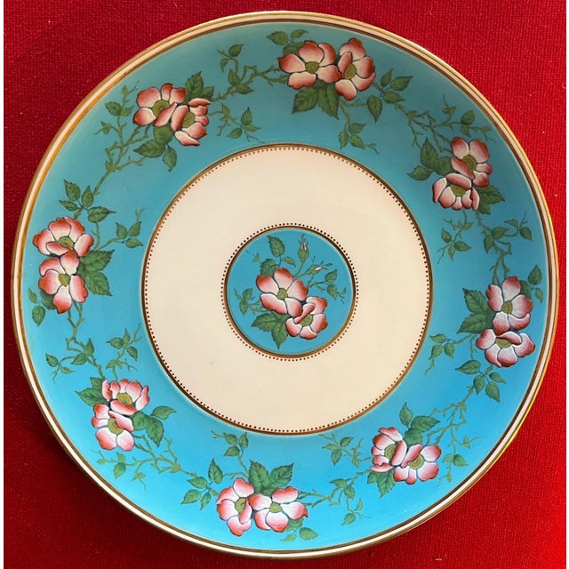 Victorian Antique Early 20th Century Minton Porcelain Plate in the Chinese Taste for Bailey, Banks & Biddle For Sale - Image 3 of 7