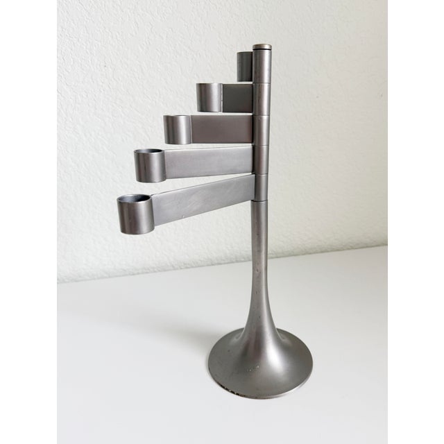 Habitat 1970s Habitat French Modernist Candelabra, Attributed For Sale - Image 4 of 8