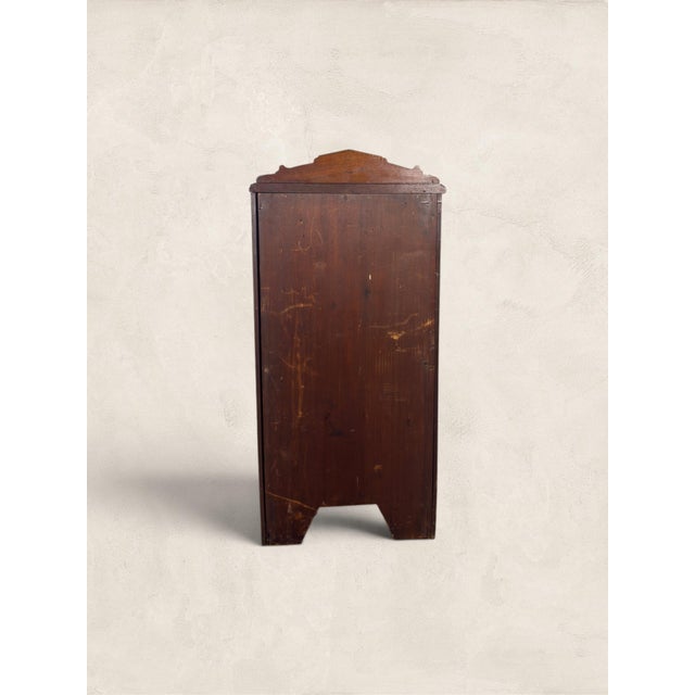Antique English Oak Bedside Pot Cupboard Nightstand For Sale In Tampa - Image 6 of 7