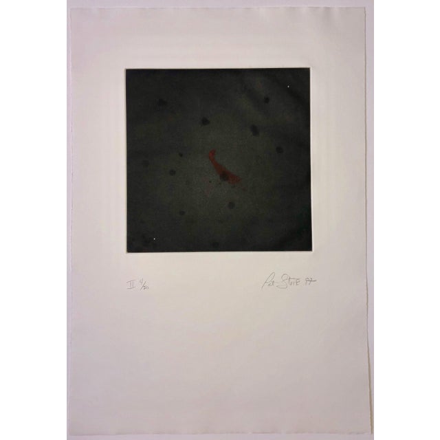 Pat Steir, Comet, Outer Space Dark Series Aquatint Etching Color Abstract Expressionist For Sale In Miami - Image 6 of 6