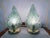 Vintage Table Lamps in Brass and Glass, 1970s, Set of 2 For Sale - Image 10 of 11