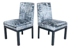 Example of Blue Mid-Century Modern Seating