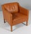 Børge Mogensen lounge chair original upholstered with cognac leather. Legs of oak. Model 2321, made by Fredericia...