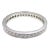 Cartier Platinum Diamond 0.70ctw Eternity Band Ring Sz EU 49 US 5 For Sale