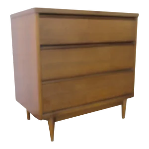 Mid Century Modern Large Nightstand Small Dresser Chest