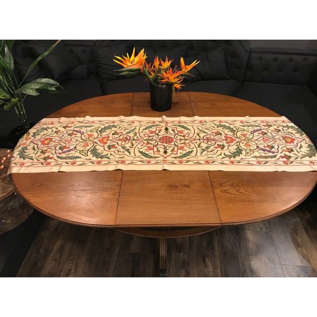 Vintage Suzani Silk Tablecloth Chairish