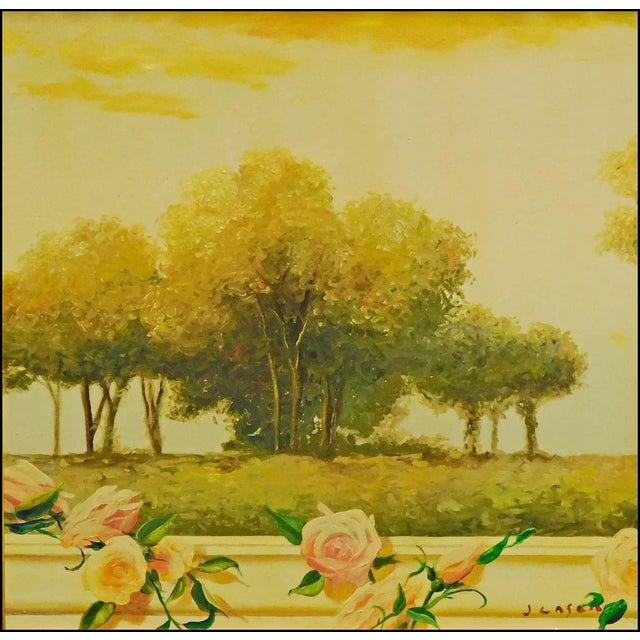 Impressionist James Jensen Original "Impressionist Suite" Triptych Hand Signed Custom Framed For Sale - Image 3 of 9