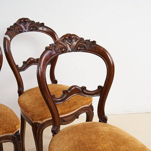 Six louis filippo style chairs height: 96 width: 48 seat height: 49 additional information style: vintage production...