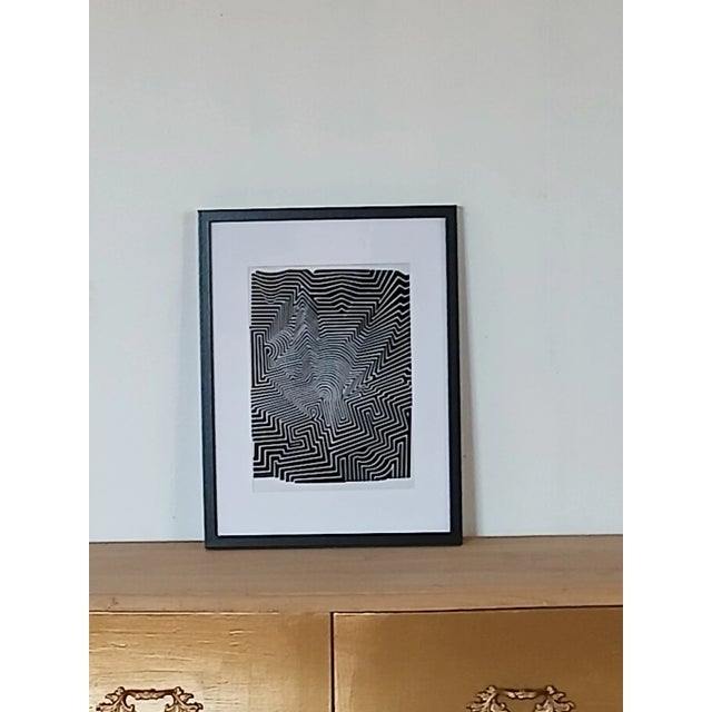 Victor Vasarely, After a Kinetic Work from Portfolio, 1973, Screenprint, Framed For Sale - Image 3 of 7