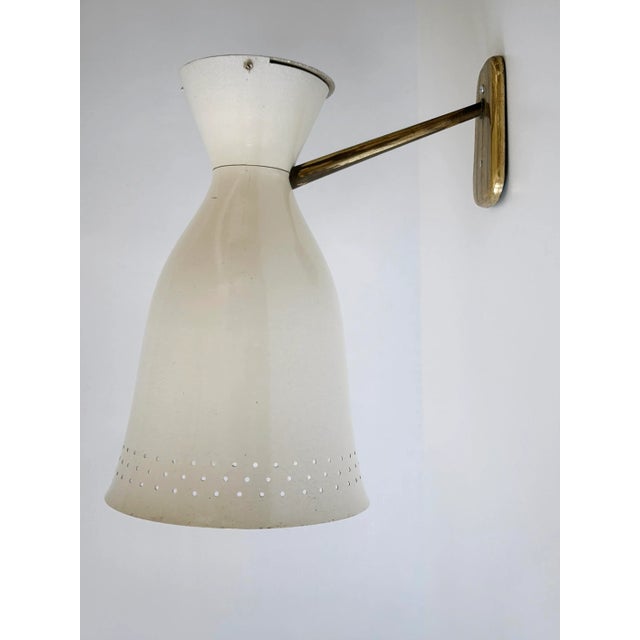 Large Mid-Century Diabolo Wall Light, Germany, 1950s For Sale - Image 9 of 18