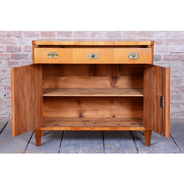 Biedermeier Cabinet in Cherry, Spruce & Ebony, Czech, 1820s For Sale - Image 13 of 17