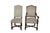 Vintage Provence Collection From Bussandri Arte Louis XIV Style Fabric & Leather Dining Chairs, Set of 10, C. 2003 For Sale - Image 4 of 18