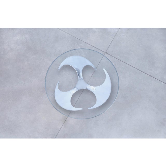 Mid-Century Aluminum Coffee Table by Knut Hesterberg for Ronald Schmitt For Sale - Image 12 of 13