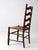 Brown Vintage French Provincial Rush Seat Ladderback Chair For Sale - Image 8 of 14