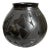 1990s Mata Ortiz Geometric Blackware Vase by David Ortiz For Sale