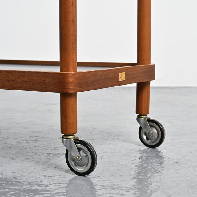 Rolling Cart by Isamu Kenmochi for Yamaguchi, 1970 For Sale - Image 13 of 15