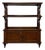 19th Century English Victorian Burr Walnut Cupboard with Shelves For Sale