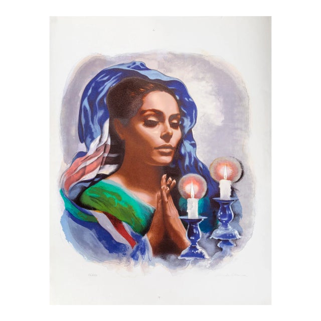 Shabbas Candles III C, Sandu Liberman For Sale