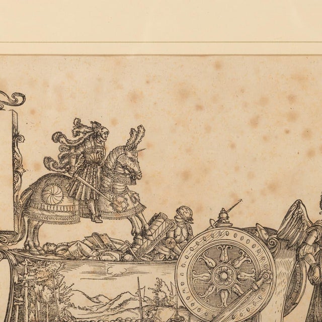 Hans Burgkmair the Elder, Triumphs of Maximilian, 1800s, Woodcut, Set of 3 For Sale - Image 15 of 18
