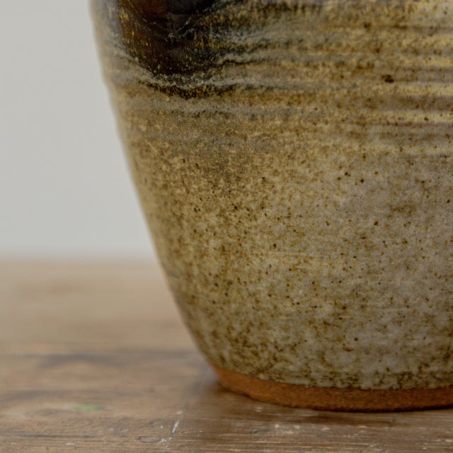 Green 1970s Armin Muller Stoneware Vessel For Sale - Image 8 of 9