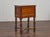 Brown 19th Century French Walnut Side Table With Sliding Door and Turned Legs For Sale - Image 8 of 12