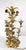 19th Century Electrified Floral Poppy Flower Bronze Candelabra Table Lamp For Sale In New York - Image 6 of 18