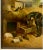 Wood Late 20th Century Realist Farmhouse Oil Painting, Countryside Farm Animals, Framed, 42.5"w For Sale - Image 7 of 9