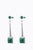 Gemstone 10.52 Carats Natural Zambian Emerald Earrings with 1.32 Diamonds and 14k Goldol For Sale - Image 7 of 18
