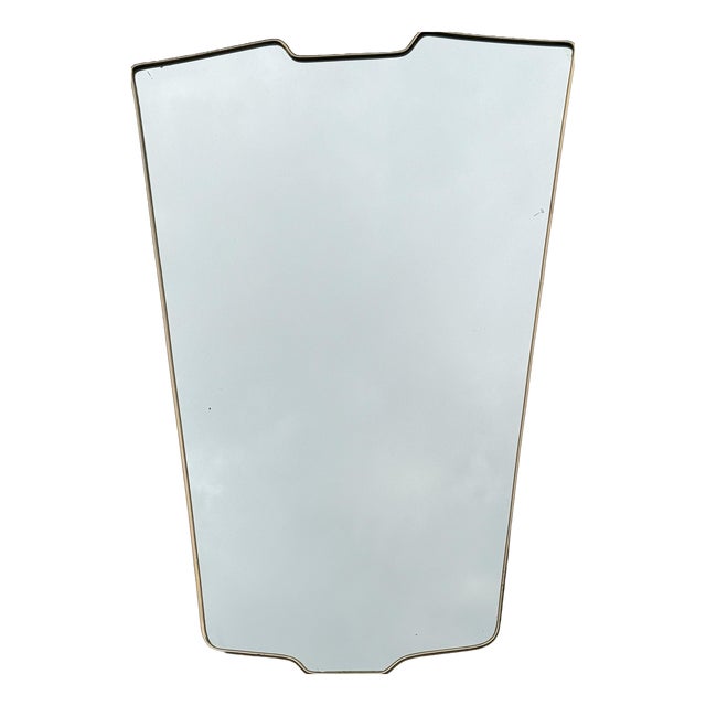 Brass Mirror from Gio Ponti, Italy, 1950s For Sale