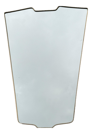 Brass Mirror from Gio Ponti, Italy, 1950s