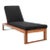 Solano Sunlounger - Natural/Black For Sale