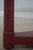 Red Round Red Painted Primitive Side Table For Sale - Image 8 of 12