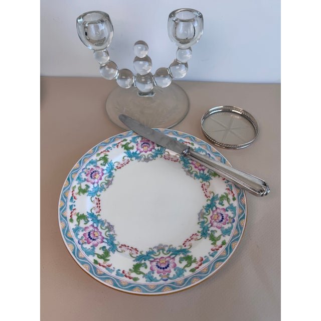 White Mintons Lunch Plate For Sale - Image 8 of 11