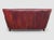 Brown Rich Burgundy Vintage Leather Sofa With Beautiful Patina & Timeless Form - By Crate and Barrell For Sale - Image 8 of 17