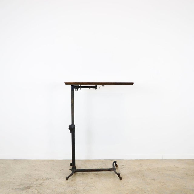 19th Century Adjustable Drafting Table in Cast Iron For Sale - Image 15 of 17