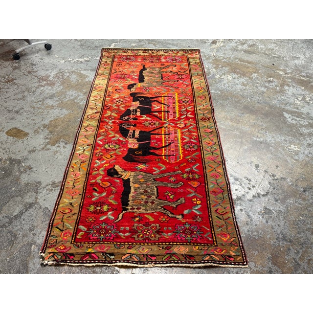 Design Plus Gallery presents a 4ft 1in x 9ft 4in Armenian Style Area Rug. The style of rug is a Karabagh and it has...