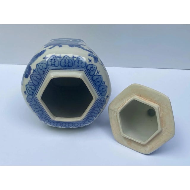 1990s 1990s Ginger Jar Blue & White For Sale - Image 5 of 7