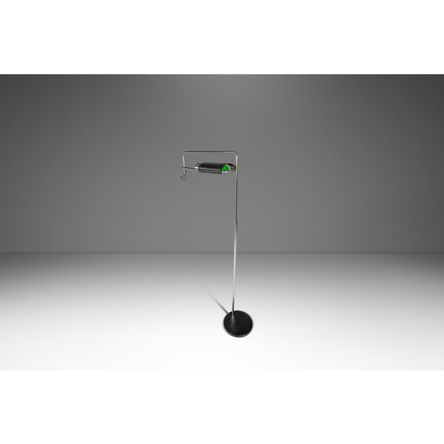 Mid-Century Modern 1960s Mid-Century Modern Industrial Omi "Eyeshade" Adjustable Floor Lamp W/ Swingarm Light by George Nelson for Koch & Lowy For Sale - Image 3 of 13