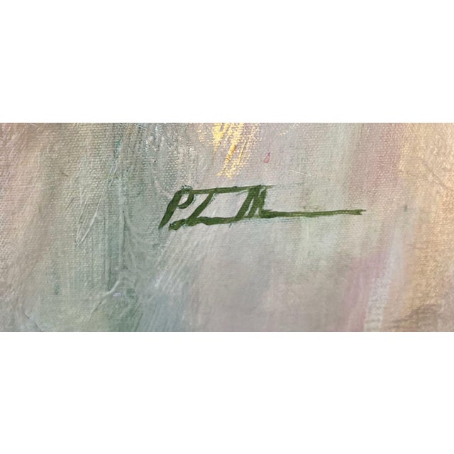 Textile Patricia Moore Abstract Painting Dancing on the Clouds For Sale - Image 7 of 8