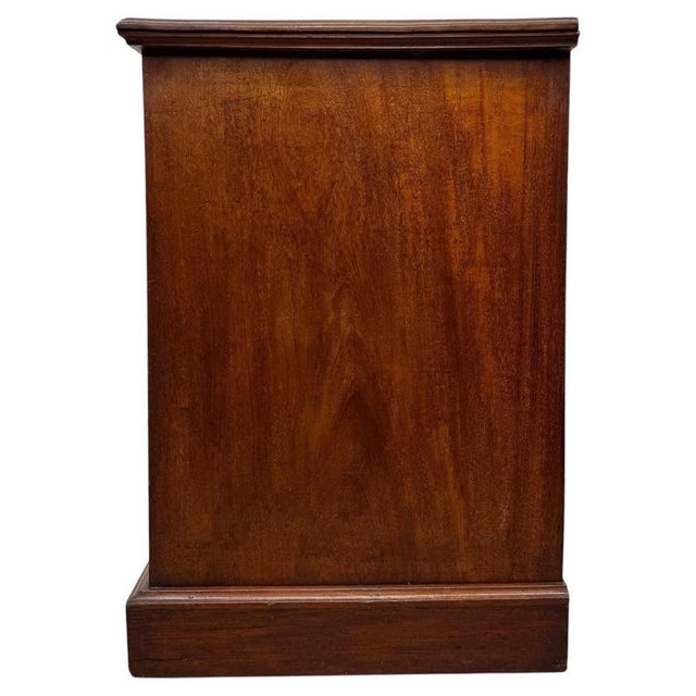 Early 20th Century Antique Edwardian Writing Desk in Mahogany For Sale - Image 10 of 12